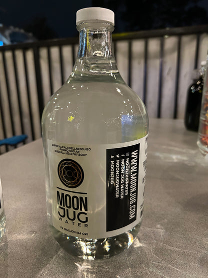 1/2 PALLET of MoonJug 1/2 Gallon size - 45 cases/270 bottles per pallet, APPROVED VENDORS/WHOLESALE DISTRIBUTORS ONLY